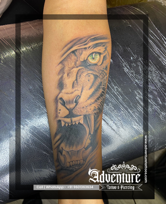 Portrait tattoo design Adventure Tattoo Ahmedabad
